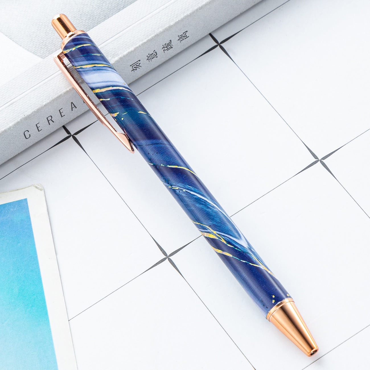 Wholesale New creative student cute printing pattern metal pen